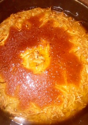 صورة لوصفة بسبوسة بالتفاح