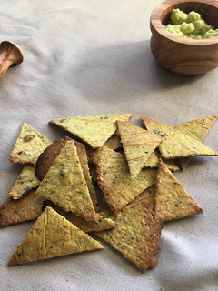 Una foto de Crackers caseros de semillas