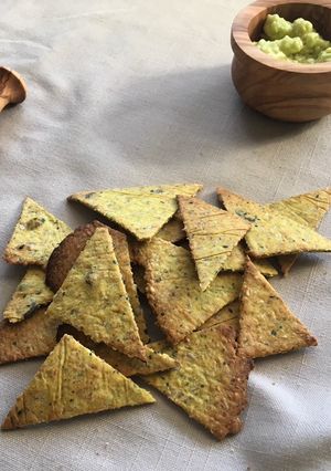 Una foto de Crackers caseros de semillas