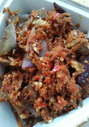 Foto resep Terong Teri Medan balado