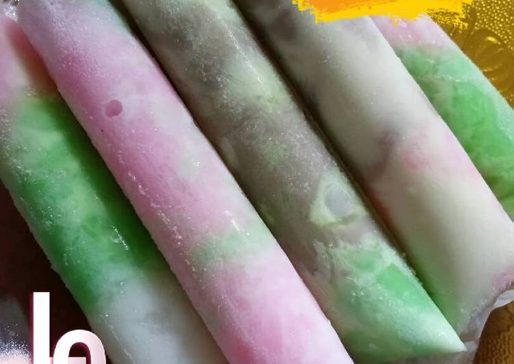 Cara Membuat Es Mambo Jelly Pelangi Yang Gurih