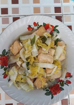 Foto resep Serba putih sawi tahu