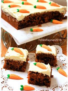Foto resep Carrot Cake Palm Sugar enakkkkk with Creamcheese Frosting Kocok all in one