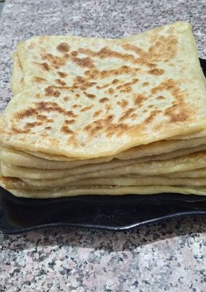 Une photo de Crêpes feuilletées algériennes