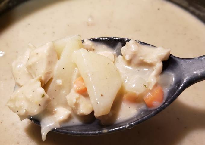 Recipe of Super Quick Homemade Creamy Chicken and Potato Soup