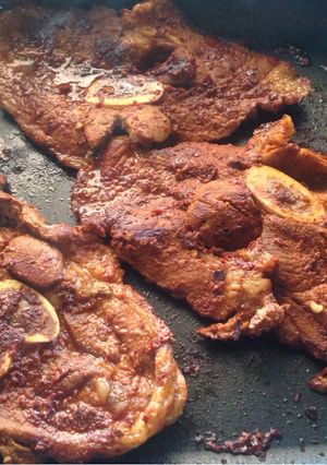 Una foto de Chuletas adobadas