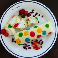 A picture of Fruit Fun Swiss Roll.