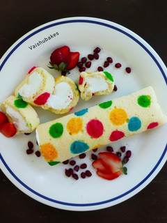 A picture of Fruit Fun Swiss Roll.