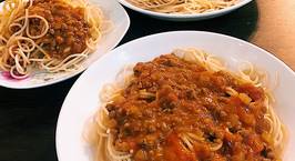 Hình ảnh món Spaghetti Bolognese 
 Mỳ Ý Sốt Bò Băm ???