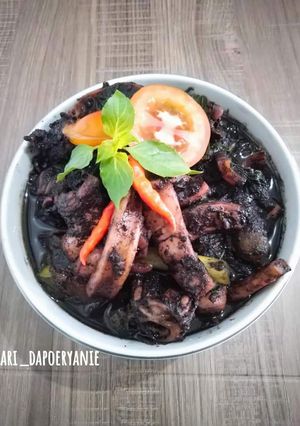 Foto resep Cumi Hitam pedas