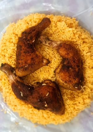 صورة لوصفة رز و فراخ بخلطه الفاهيتا العظيمه