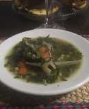 Sopa juliana con nabos