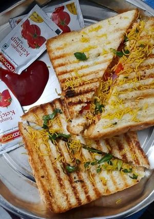 A picture of Bombay Masala Sandwich Recipe.