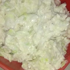 A picture of Mayonnaise Cabbage Salad.