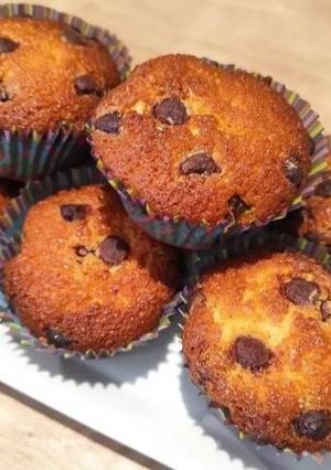 Foto de Queques de Laranja e Chocolate
