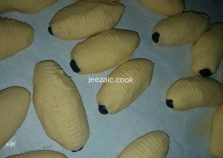 Cookies Ulat Sagu Keju | kue Kering Ulat Sagu Keju