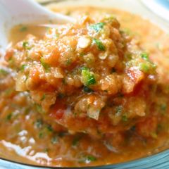 A picture of Blended Pico de Gallo Salsa.
