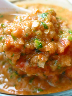 A picture of Blended Pico de Gallo Salsa.
