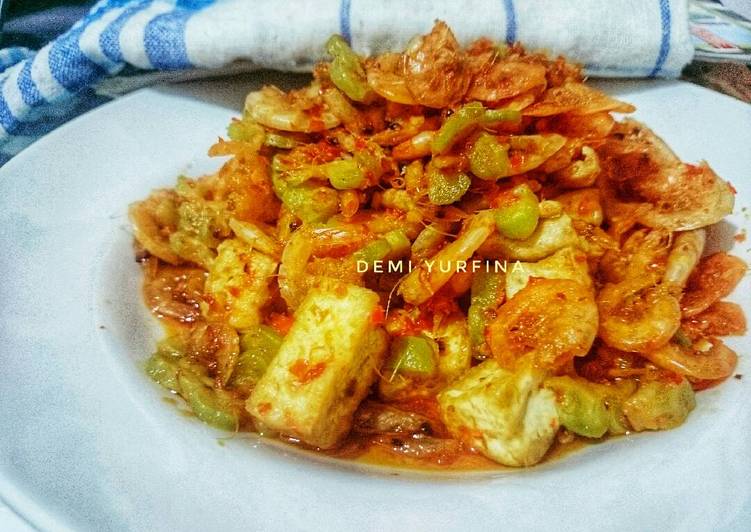 Udang Asin & Pare Balado Udang Asin & Pare Balado