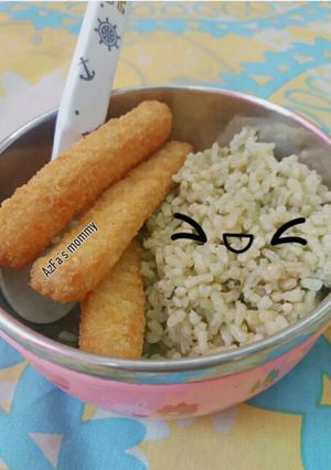 Foto resep Nasi uduk bayam (MPASI 1+)