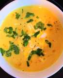 Sopa India de lentejas rojas