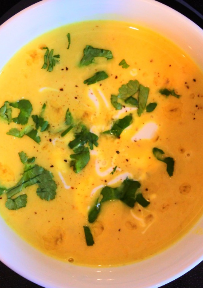 Una foto de Sopa India de lentejas rojas