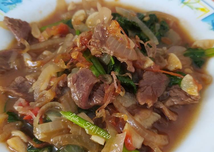 116. Tumis Daging 🥩 dan Sawi 🥬