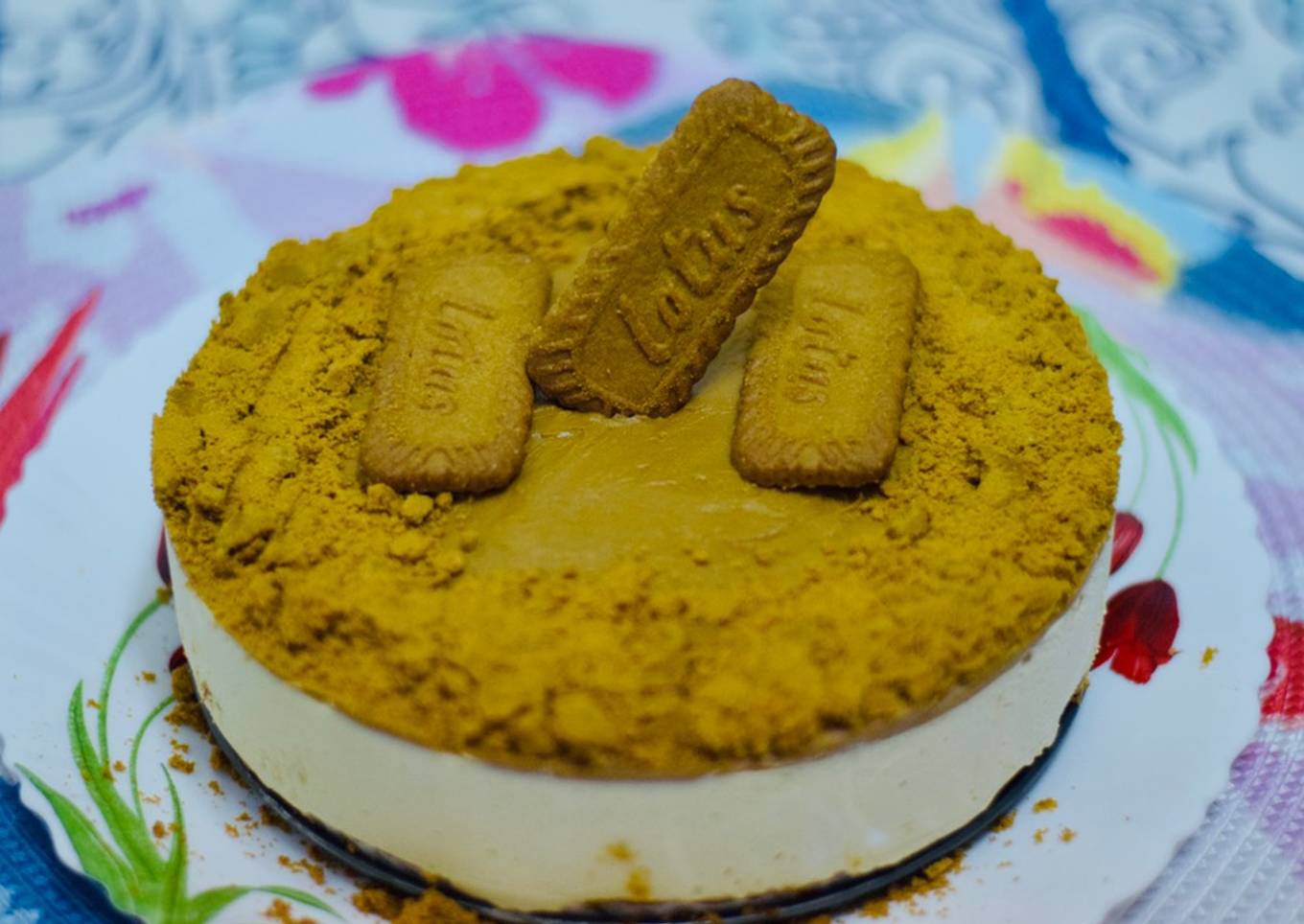 Recipe of Any-night-of-the-week Lotus Biscoff cheese cake
