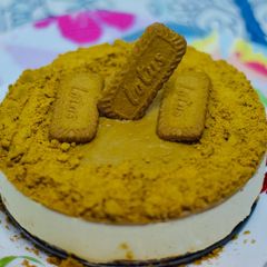 A picture of Lotus Biscoff cheese cake.