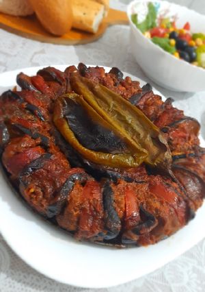 صورة لوصفة منزلة باذنجان او ملضومة