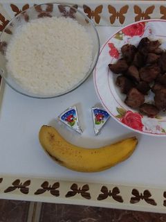 صورة لوصفة لحم خروف مع الارز