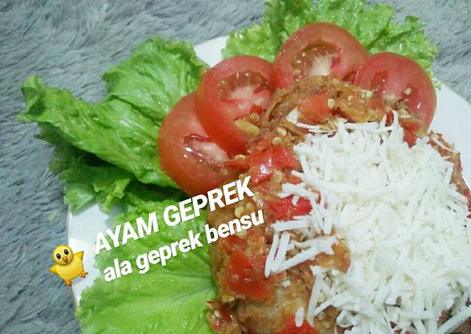 AYAM GEPREK ala geprek bensu