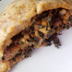 Pancake Vegetables Sandwish A picture of Pancake Vegetables Sandwish.