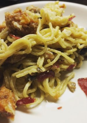Foto resep Pasta Chicken Carbonara Deluxe