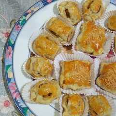Foto resep Bolen Pisang Coklat Keju (Puff Pastry)