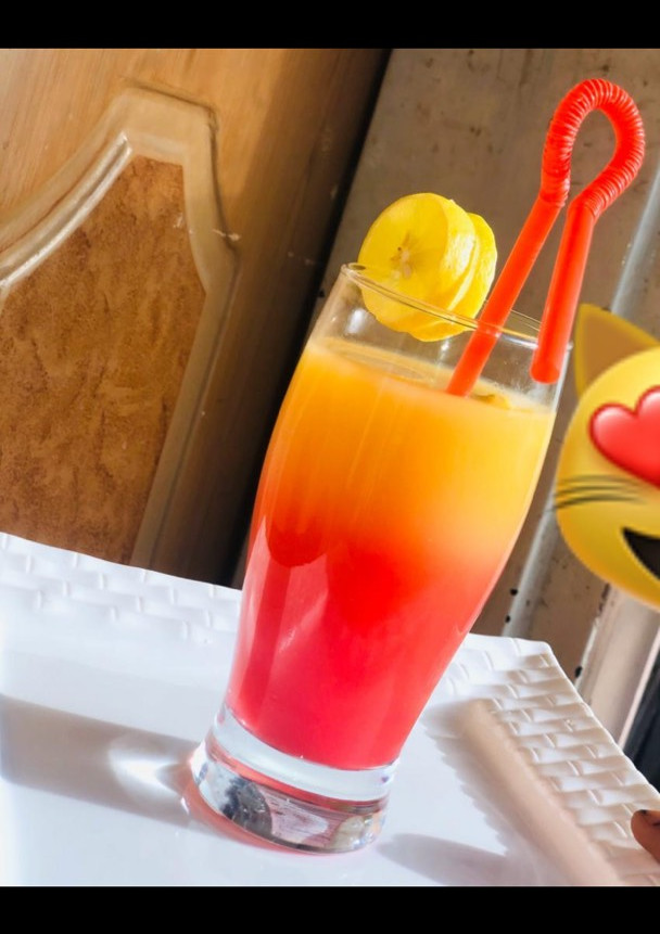 A picture of After glow mock tail.