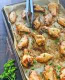 Salt and Pepper Baked Chicken Wings