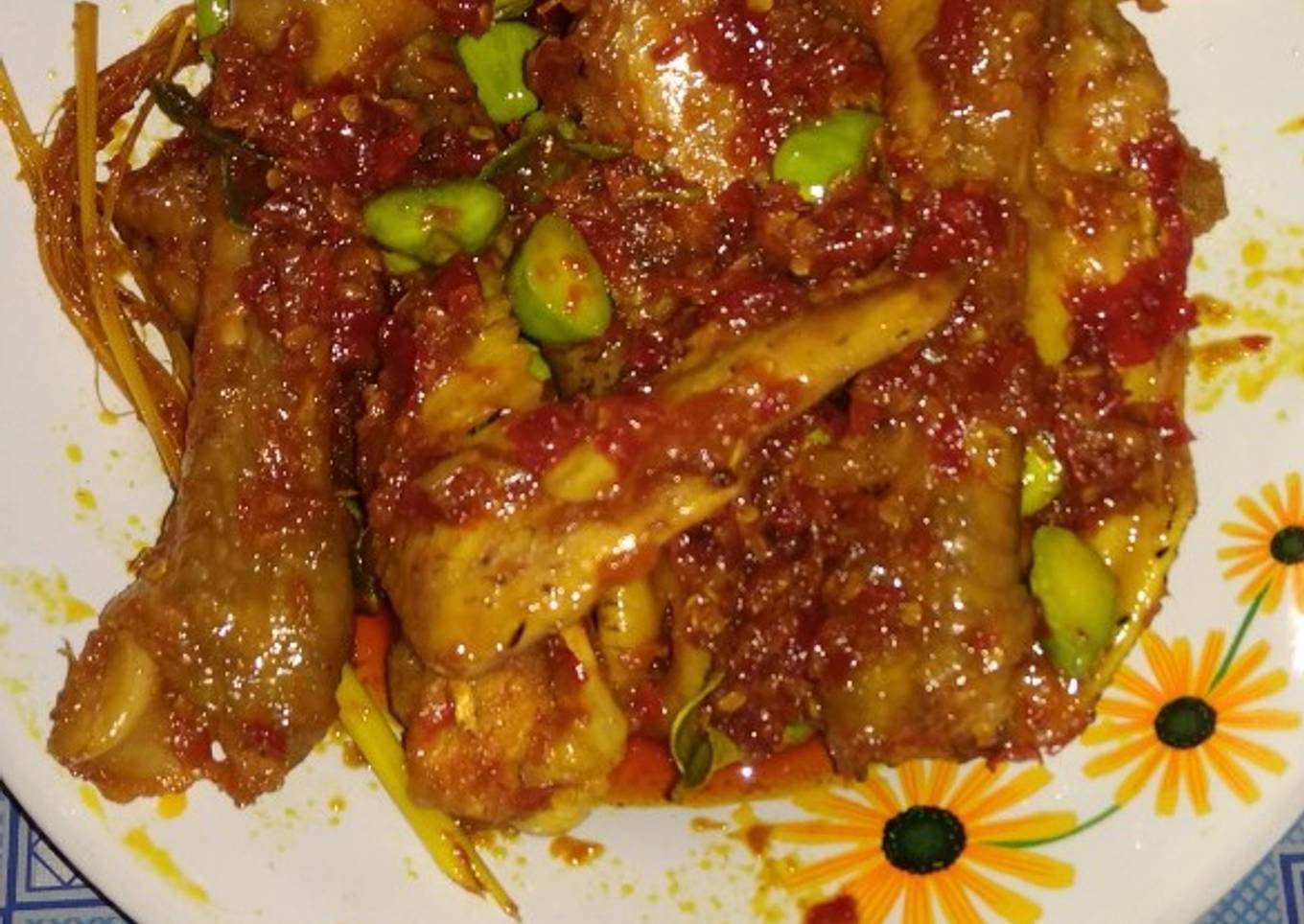 Ayam Balado Pete Pedas