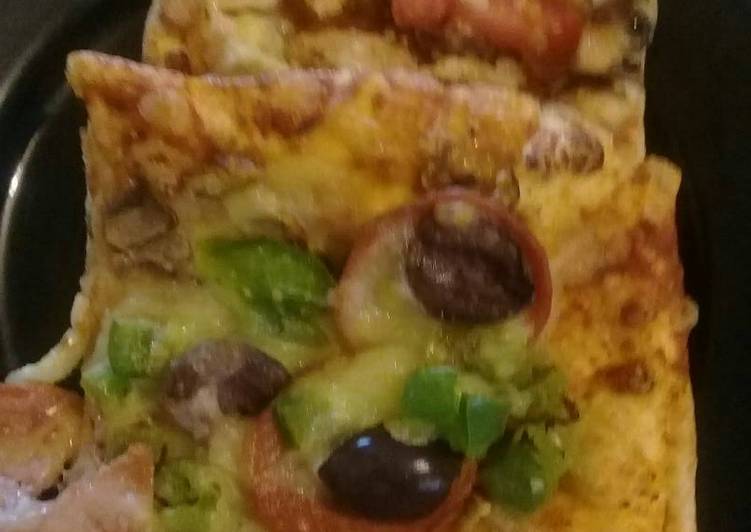 Olives pizza