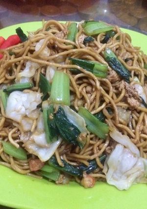 Foto resep Mie Goreng Udang Ayam
