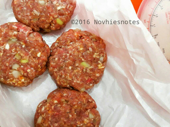 Resep: Patty Burger Ekonomis