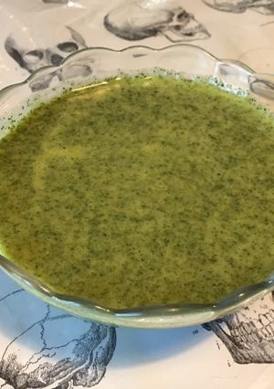 Une photo de Sauce vinaigrette aux herbes et melfor