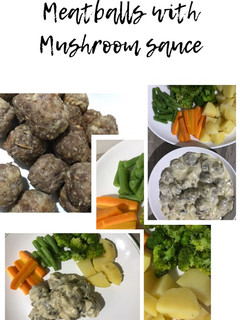 Foto resep Swedish Meatballs with Mushroom Sauce
