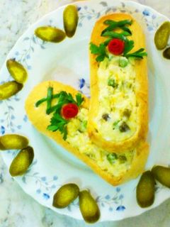 عکسی از دستور ایده تزیین الویه