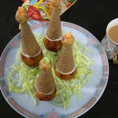 A picture of Vegetable cony balls.