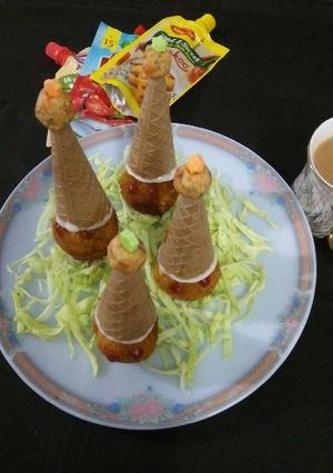 A picture of Vegetable cony balls.