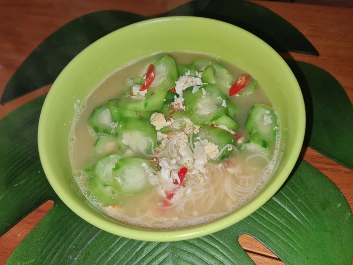 Cara Gampang Membikin Resep Tumis oyong telor+misua yang  Bikin Ketagihan Anti Ribet, Mantap Sekali
