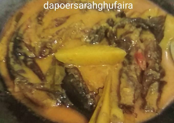 Resep Gulai Ikan Salai Sale Khas Mandailing 8 Oleh