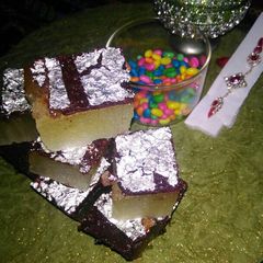 A picture of Petha chocolate barfi.