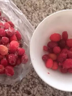 عکسی از دستور زغال اخته فریز شده😋